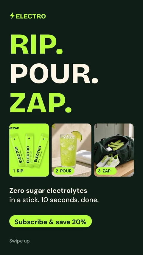 Electro story ad: Rip, pour, zap